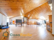 soggiorno nel piano mansardato