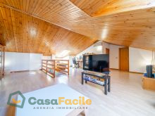 soggiorno nel piano mansardato