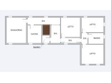 Planimetria piano 1°