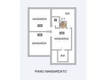 Planimetria piano Sottotetto/Mansardato