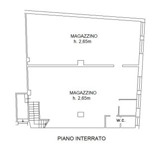 Planimetria piano Interrato