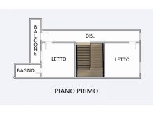 Planimetria piano 1°