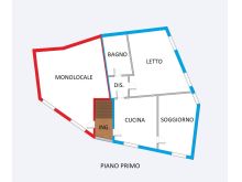 Planimetria piano 1°