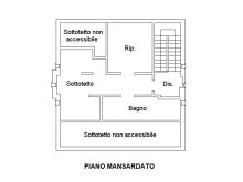 Planimetria piano Mansardato