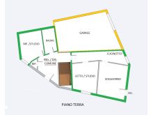 Planimetria Bilocale e Garage piano Terra